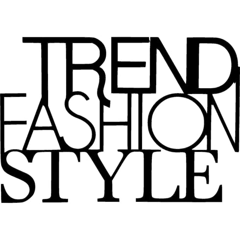 Scritta in legno da appendere Trend Fashion Style - Decorazioni Casa